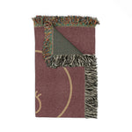 Minimalist Heart Woven Blanket - Fabric Texture Close Up | Our Phoenix Rise
