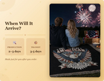 Patriotic Eagle Woven Blanket - Shipping and Delivery Information | Our Phoenix Rise