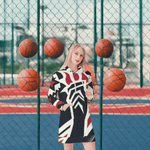 Womens Patriotic Hoodie Dress Detailed View 9 | Our Phoenix Rise