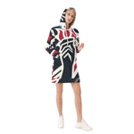Womens Patriotic Hoodie Dress Detailed View 12 | Our Phoenix Rise