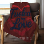 Personalized Couples Throw Blanket - Folded Plush Blanket for Gifting - Detail 13 | Our Phoenix Rise