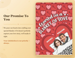 Personalized Couple Blanket with Names - Satisfaction promise and care details | Our Phoenix Rise