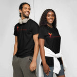 Phoenix Graphic Moisture Wicking T-shirt - Black Front View - Detail 17 | Our Phoenix Rise