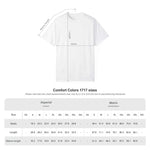 Funny Poodle Lover Graphic Tee - Comfort Colors 1717 Size Chart - Detail 12 | Our Phoenix Rise