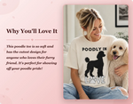 Funny Poodle Lover Graphic Tee - Social Media Style Mockup | Our Phoenix Rise