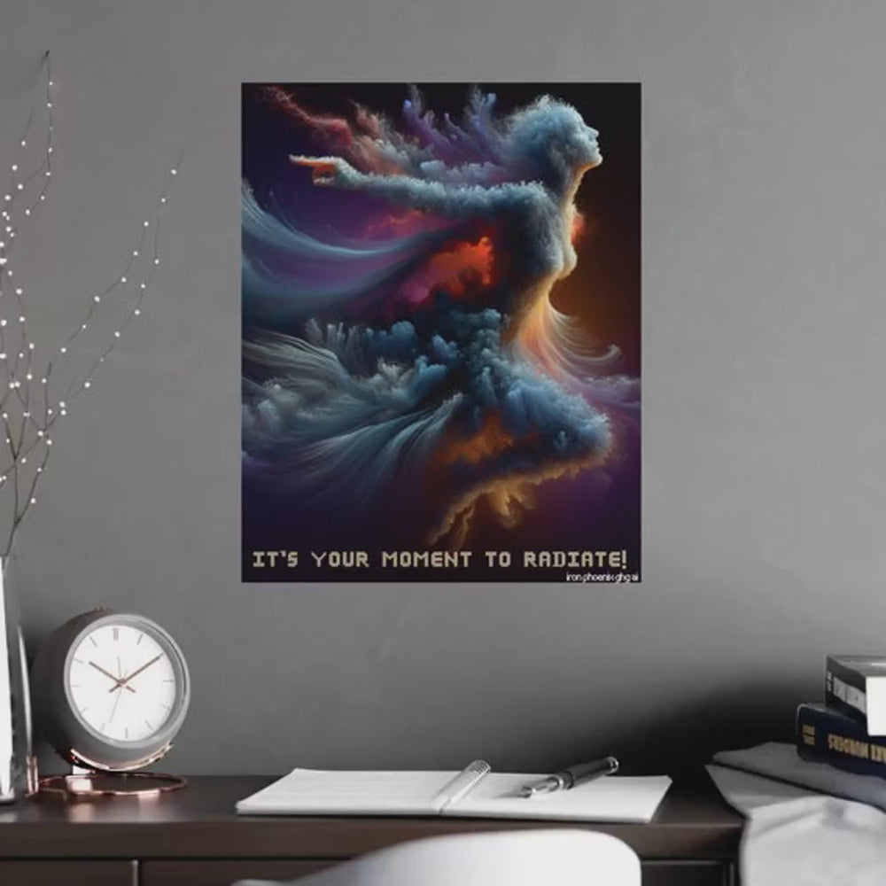 Radiate Positivity Matte Poster