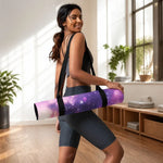 Galaxy Nebula Purple Yoga Mat - Cosmic Star Field Detail - Detail 12 | Our Phoenix Rise
