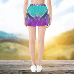 Ethereal Cloud Abstract Athletic Shorts Detailed View 2 | Our Phoenix Rise
