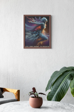 Radiate Positivity Matte Poster - Plant Mockup - Detail 17 | Our Phoenix Rise