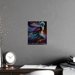Radiate Positivity Matte Poster - Office Wall View - Detail 24 | Our Phoenix Rise