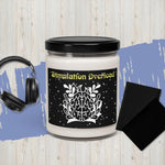 Calm Clarity Scented Soy Candle - Sea Salt and Orchid Front | Our Phoenix Rise