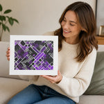 500 Piece Wooden Jigsaw Puzzle - Person Assembling Blue Abstract | Our Phoenix Rise