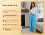 Womens Snowflake Pajama Pants - Product Features Graphic | Our Phoenix Rise