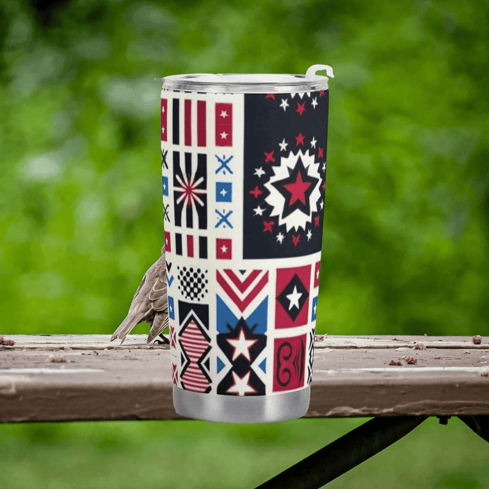 Patriotic Star 20oz Insulated Travel Mug