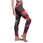 Statue of Liberty Leggings - Full Front View Flat Lay | Our Phoenix Rise