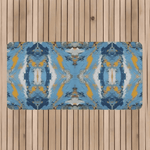 Vibrant Abstract Beach Towel - full view folded | Our Phoenix Rise