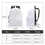 Blue Abstract School Backpack - Top Handle Detail | Our Phoenix Rise