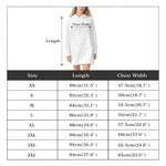 Celestial Sprite Cosmic Hoodie Dress - Back View with Hood | Our Phoenix Rise