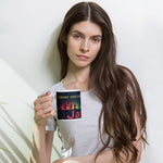 Personalized Yoga Coffee Mug - 11oz White Glossy Woman Holding | Our Phoenix Rise