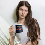 Personalized Yoga Affirmation Mug - 20oz Large Capacity Side View | Our Phoenix Rise