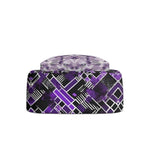 Purple Geometric Backpack - Front angled view | Our Phoenix Rise