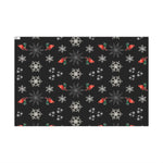 Winter Cardinal Gift Wrap - Full pattern flat lay design - Detail 28 | Our Phoenix Rise