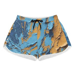 Cracked Paint Abstract Athletic Shorts Main Perspective | Our Phoenix Rise