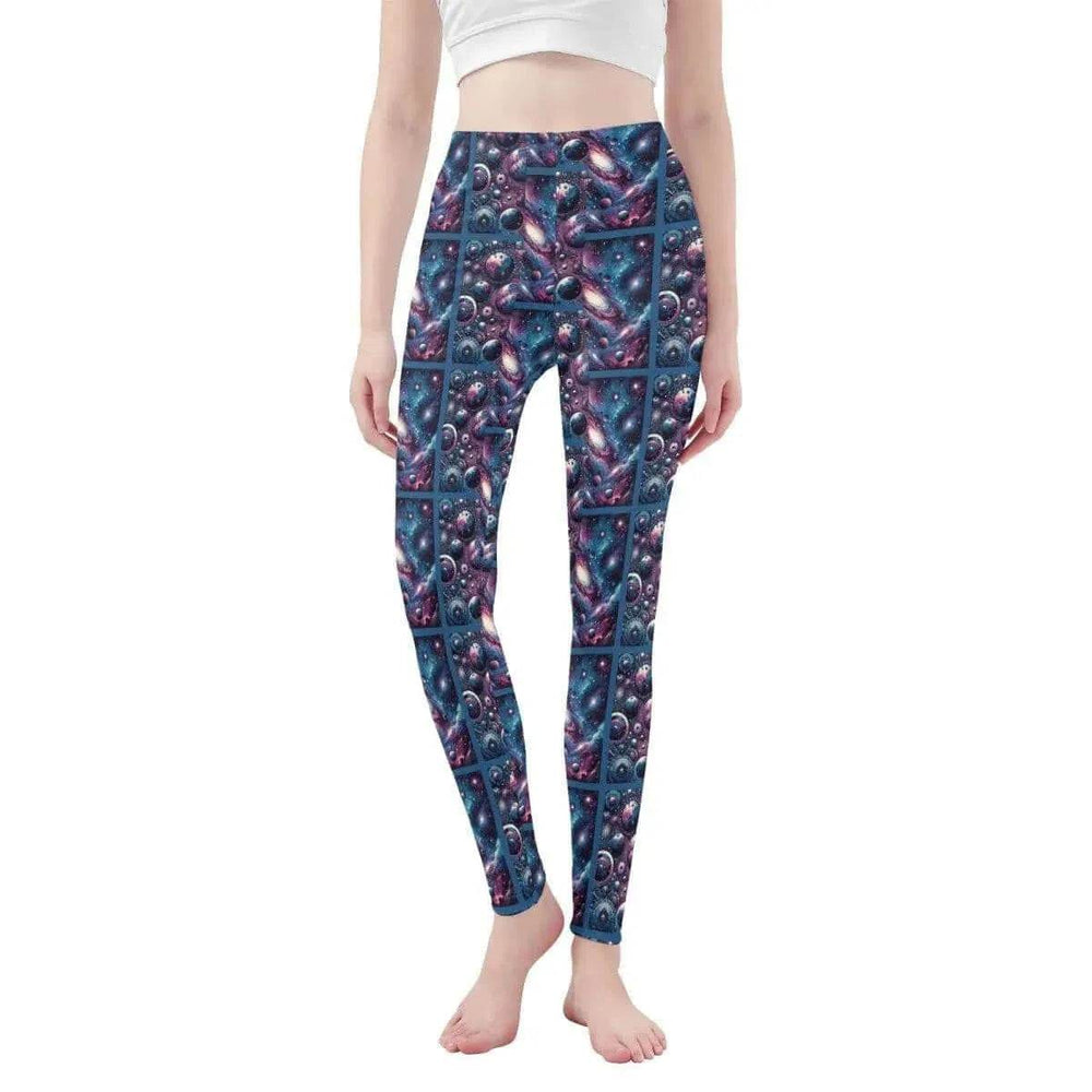 Galaxy Print High Waisted Leggings