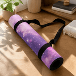 Galaxy Nebula Purple Yoga Mat - Vibrant Purple and Pink Nebula Design | Our Phoenix Rise